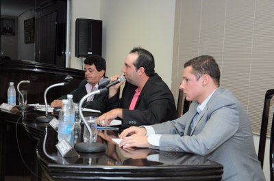 Foto dos Vereadores durante Reunião Ordinária.